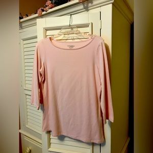 Pink 🌸🌸boatneck stretchy tunic